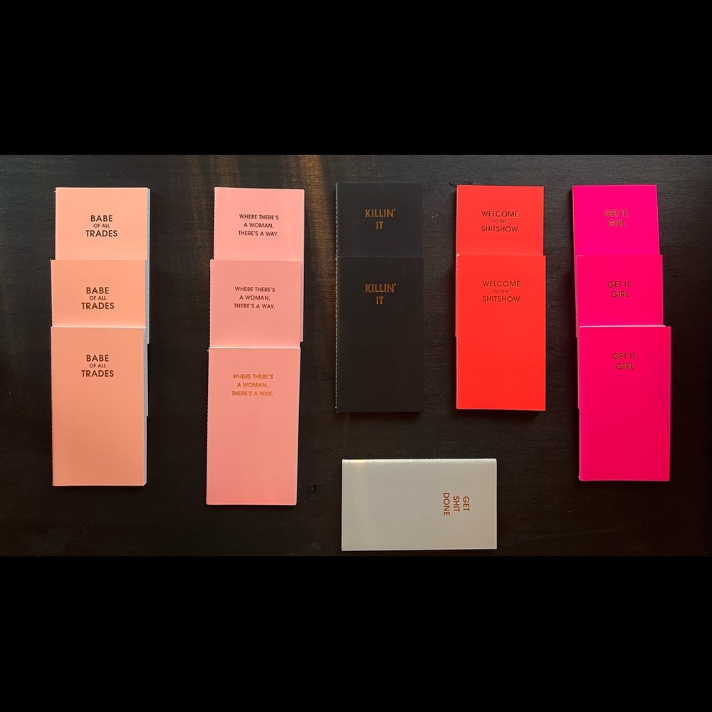 A set of 14 fun notebooks!